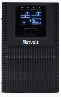 DOTVOLT VOLT MN  1KVA 1F/1F 2x12V/7AH Akülü ONLİNE LCD Ekranlı 5/10 DK UPS  UPS.LN.0005